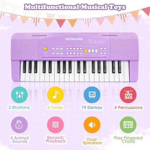 Piano De Juguete Para Niños De 3 Años En Adelante,