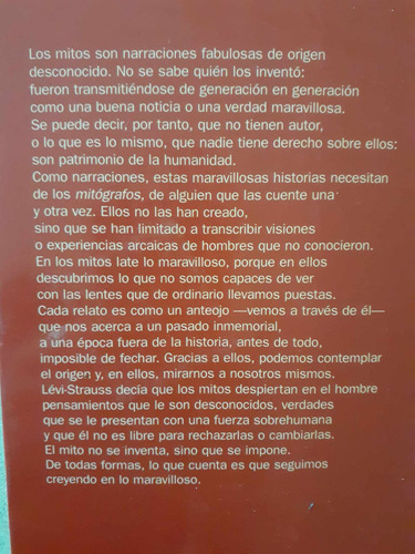 Cuentame Un Mito, Carlos Goñi, Impecable (Usado)