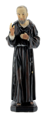 Figura Resina San Pio Da Pietrelcina Italiano Paben 20cm