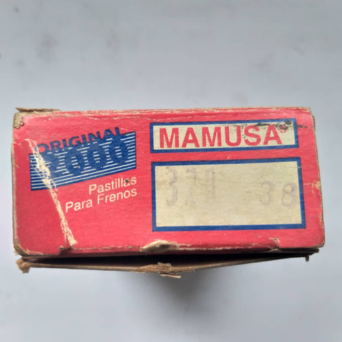 Pastillas De Freno Chevette, V.w, Mercedes Benz Mamusa