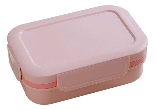 Caja Bento P Student, Gran Capacidad, Sellado De Doble Capa