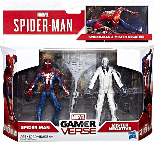 Paquete De 2 Figuras Spider-man Vs. Mister Negative