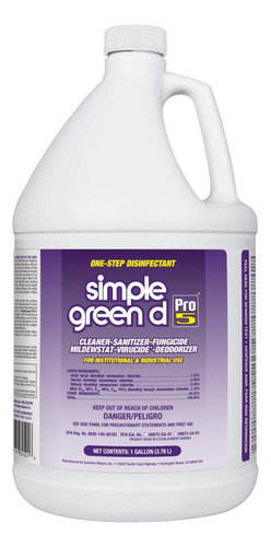 Desinfectante Simple Green D Pro 5  Botella De 1 Galon  Tr