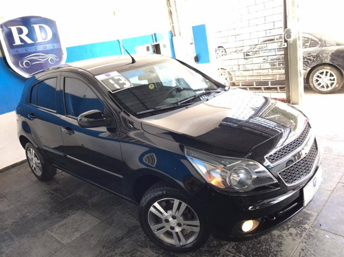 Imagem 4 de 13 de Chevrolet Agile 1.4 Mpfi Ltz 8v Flex 4p Manual 2013 Preto