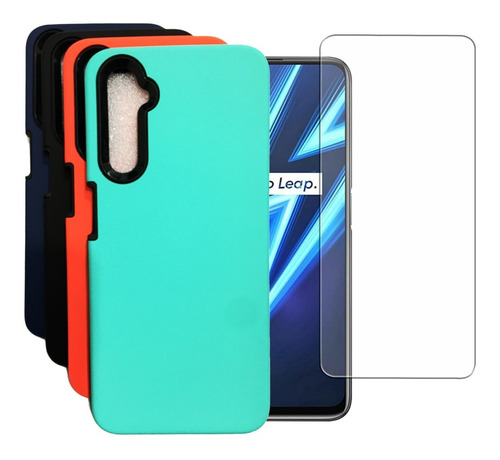 Protector Realme 6 Carcasa Case Armor Funda Y Vidrio Hd 9h