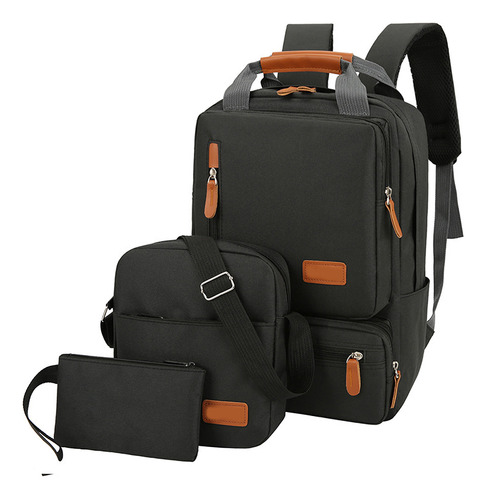 Set 3 Mochilas Hombre Mujer Portátil Viaje Trabajo Colegio 1