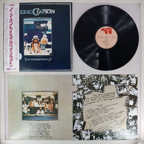 Lp,vinil,eric Clapton-no Reason To Cry,importado,japão (Usado)