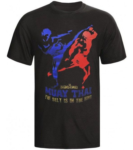 Camisa/camiseta T-shirt - Muay Thai Kicks -malha Pv - Toriuk