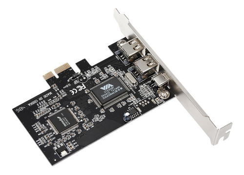 Imagem 1 de 6 de Pci-e 3 Portas 1394a Placa De Expansão Firewire 1394b Placa
