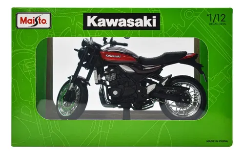 Kawasaki Z900rs Motocicleta A Escala 1/12 Maisto Color Negro/rojo