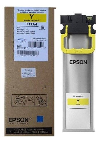Bolsa De Tinta Epson T11a420-al Yellow Pro Wf C5810/wf C5890