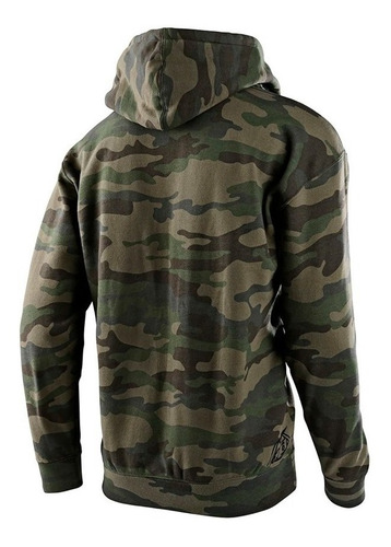 Sudadera Troy Lee Designs Speed Logo Zip Up Hoodie Camo Grn