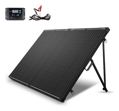 Panel Solar Portatil Plegable De 100w 12v Monocristalino No