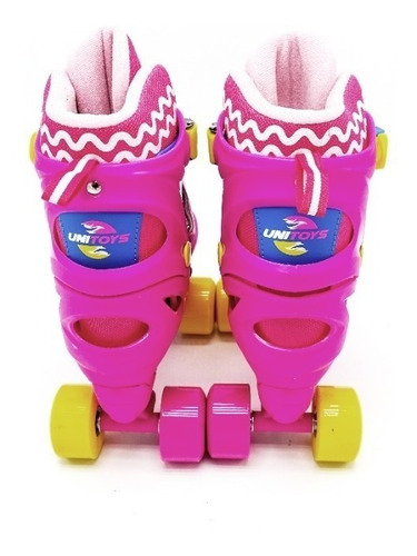 Imagem 7 de 8 de Patins 4rodas Quad Infantil Ajustavel Kit De Proteção 30-33