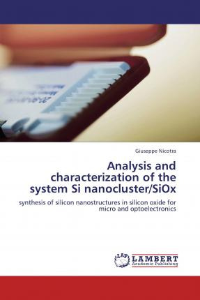 Libro Analysis And Characterization Of The System Si Nano...