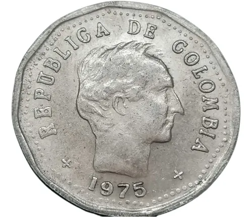 Colombia Moneda 50 Centavos 1975