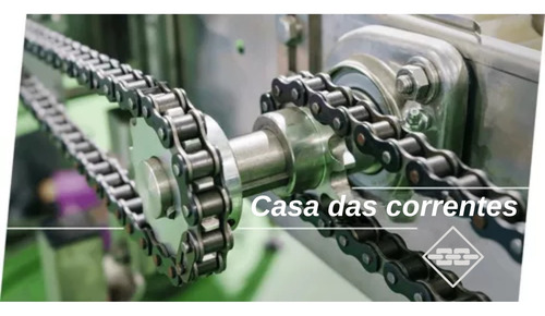 Corrente De Transmissão Norma Asa 100-1 Cx 05 Metros +emenda