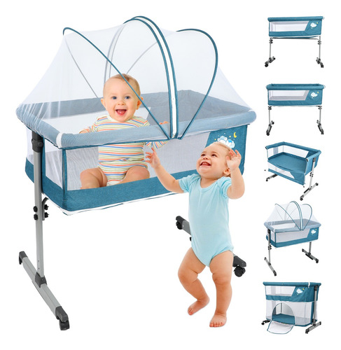 Cuna Bebe Corral Prinsel Baby Colecho 2 En 1 Mosquitero