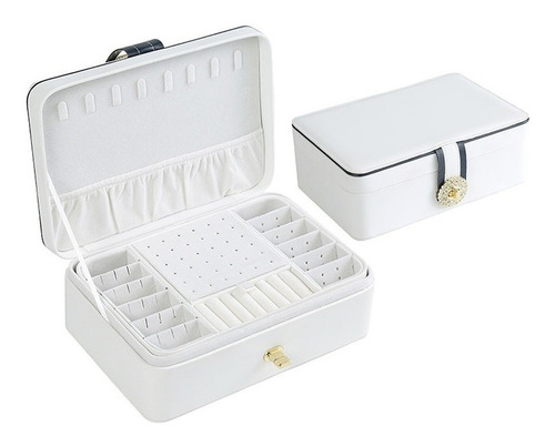 Imagen 3 de 10 de Alhajero Caja Organizadora Para Joyas Aros Anillos Accesorio