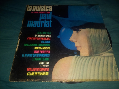 Paul Mauriat - La Música Lp - Vinilo Disco