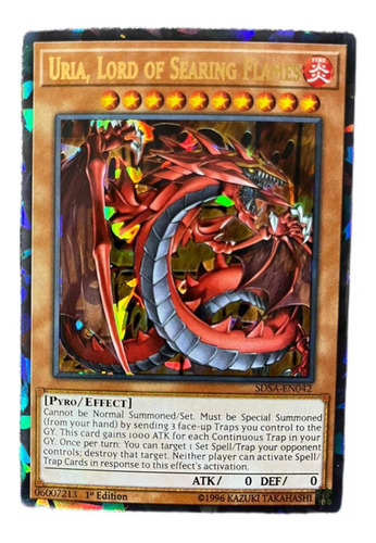 Yugi-oh! Uria Lord Of Searing Flames Mp21-en252 Secret