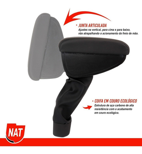 Apoio De Braço Encosto Chevrolet Spin 2013 Até 2023 Couro
