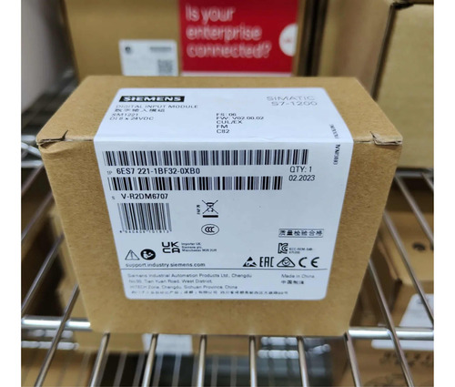 6es7 221-1bf32-0xb0 Módulo Siemens Sm1221 8di X 24v S7-1200