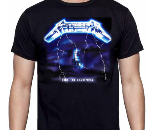 Metallica  - Ride The Lightning - Metal - Polera - Cyco Rec 