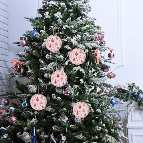 Adornos Acrílicos 2d Con Colgante De Árbol De Navidad En Z