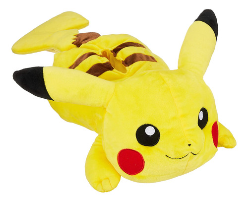 Peluche Portapañuelos Pokemon Pikachu Laying Down