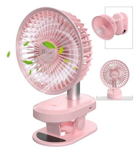 Bovisbws Ventilador Con Clip Usb, Ventilador De Escritorio O