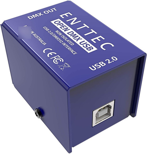 Enttec Open Dmx Usb 70303 - Controlador De Interfaz De Ilumi