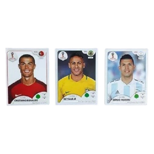 Lote Figuritas Ronaldo, Neymar Y Aguero- Rusia 2018!