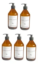 Comprar 5 Dispensers Dosificador Vidrio Ambar 500ml A Elección