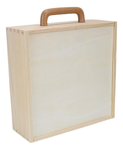 Caja De Madera Con Asa Con Tapa Cajas Tapa De Madera Grande
