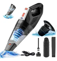 Comprar Mxhco Portátil Mano Wireless Hogar Automóvi 9.5 kpa With Light 10 Filters Hepa Aspiradoras For Autos, Hogar, Oficina, Pelo De Mascotas, Black, Lavable Filter