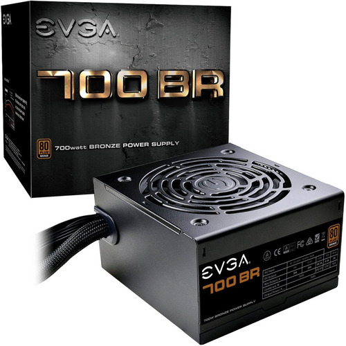 Fuente De Poder Pc 700w Gamer Evga 80 Plus Bronze 100-br-070