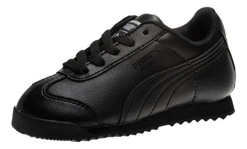 Puma Tenis Unisex Roma Basic Para Niño Negro Talla 8 Ee Uu