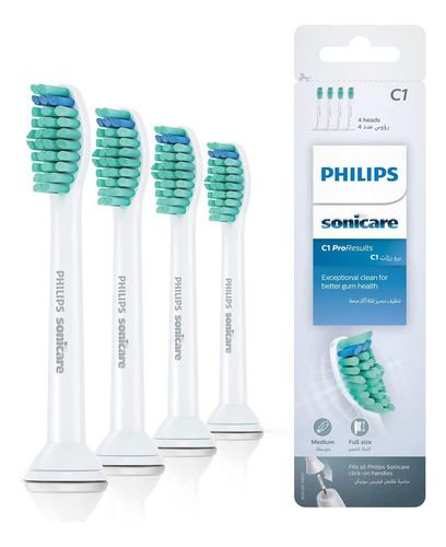 Philips Genuínos Sonicarare Pro Resultados Brush Heads, De 4