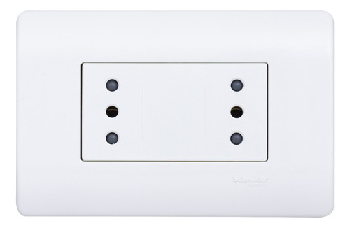 Enchufe Duplex 2p+t 10a 250v Blanco Schneider Mwd130227547