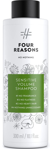 Sem Nada Shampoo Volumizante Sensível - Shampoo Sem Fragrânc