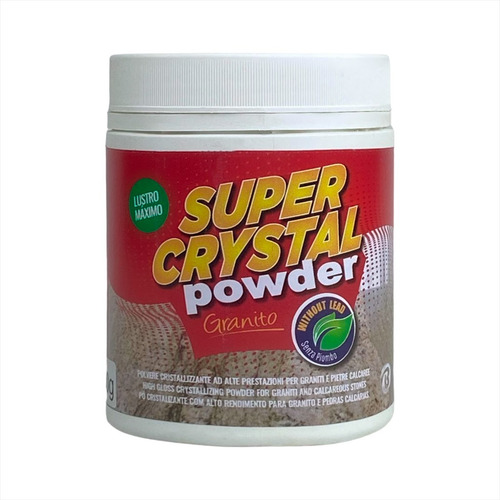 Pó Para Polimento De Granito E Pedra Dura Super Crystal 800g