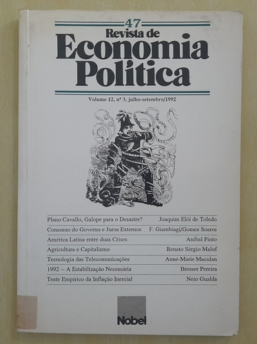 Revista De Economia Política: Vol. 12, Nº 3 (47)