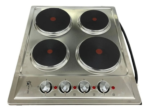Imagen 3 de 5 de Cocina Encimera Eléctrica 4 Platos Acero Inoxidable