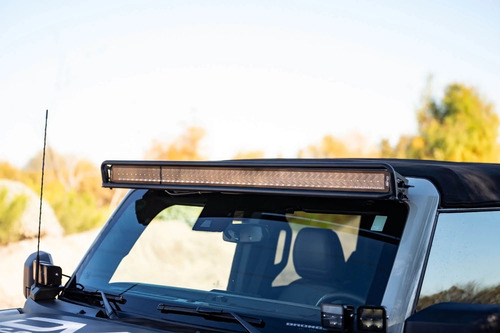 Imagen 5 de 10 de Base Montaje Bracket De Barra Led Dv8 Off Road Ford Bronco