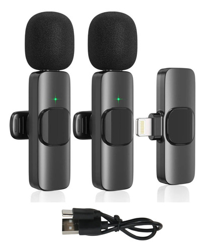 Microfono Inalambrico Pechero 2 Microfonos Compatible iPhone