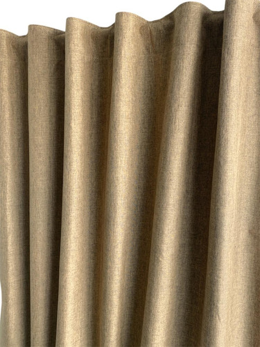 Cortinas Blackout Lino 210alt Beige