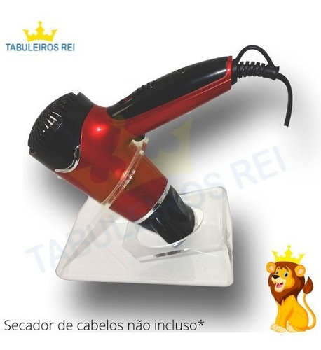 Imagem 1 de 1 de Suporte Para Secador De Cabelos Em Acrílico Resistente