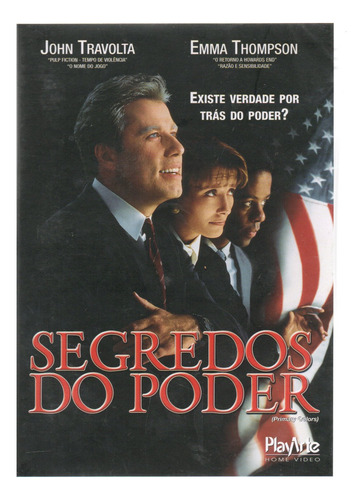 Dvd Segredos Do Poder - John Travolta/ Emma Thompson