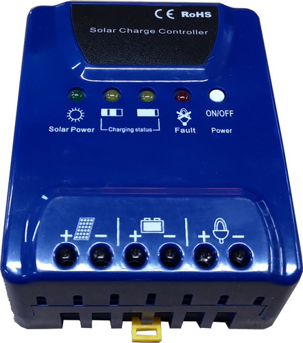 Regulador De Voltaje Panel Solar C-12v/24v 30a Enertik